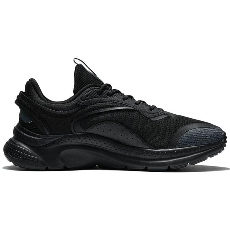 New LiNing Liuyun Shock Absorbers With Slip Resistant And Abrasion Resistant Properties Low Top Casual Shoes Men's Black AGLS007-1