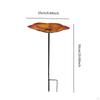 Bird Bath Feeder Accessories Garden Yard Decoration Spacious Stable Base Ornament for