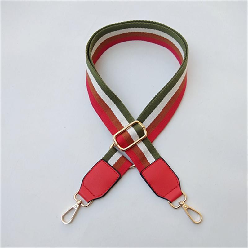 Colored Stripe Shoulder Strap Replacement for Women's Bags