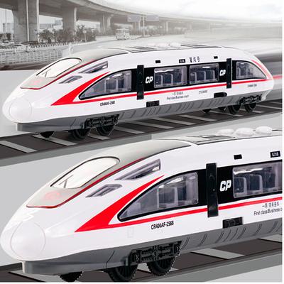Inertia Fuxing High-speed Train Children's Educational Train Model Toys Sound And Light Music