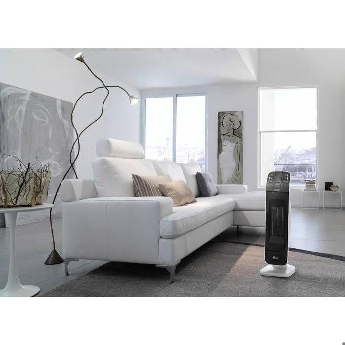 Ventilateur-chauffage - De'Longhi - Bend Line HFX65V20 - 2000 Watt - Noir - Tour