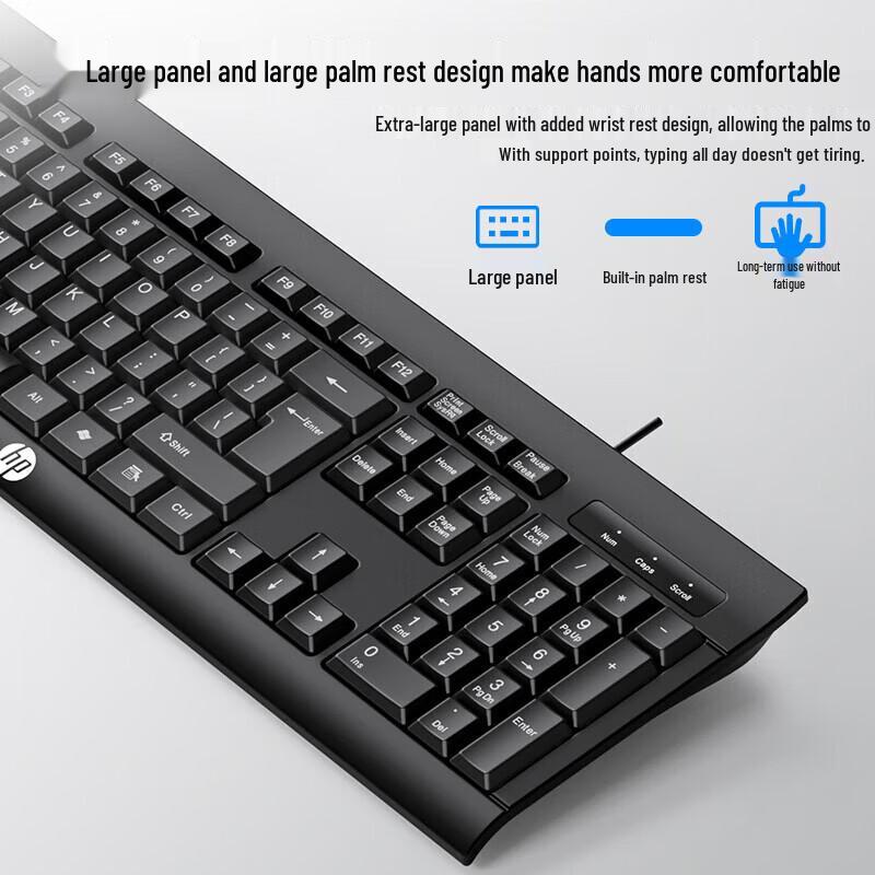 HP KM100 Kabelgebundenes Tastatur- und Maus-Set