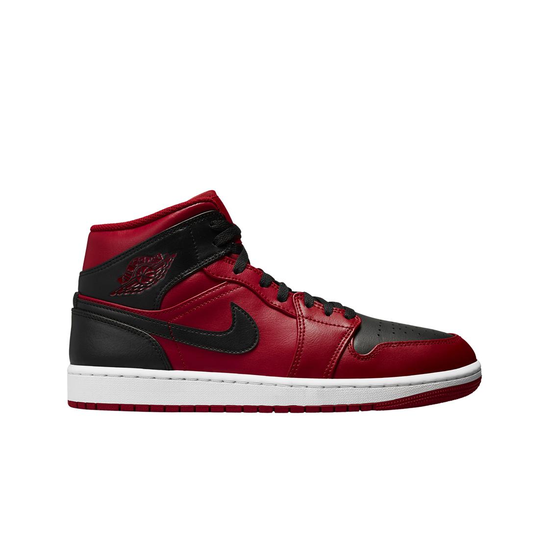 

Мужские кроссовки Jordan 1 Mid Reverse Bred 554724-660