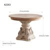 French Style Handmade Retro Wooden Display Storage Traywedding Ornaments Entrance Decorations Cake Dessert Stand Kitchen Decor