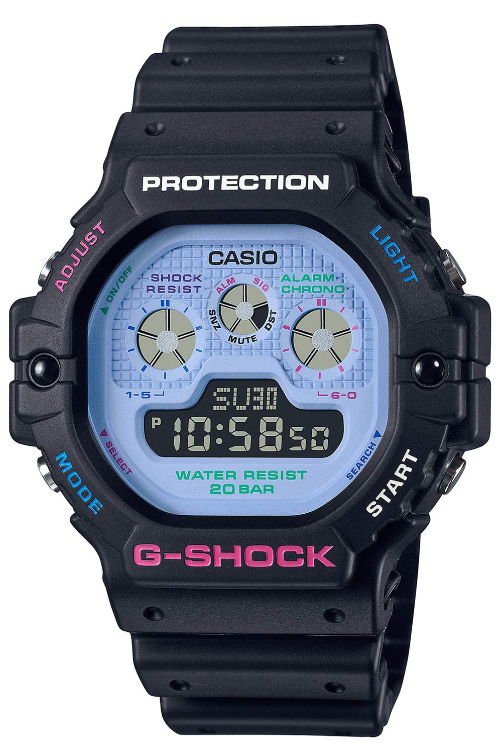 

Casio Psychedelic Multi Colors Watch G-Shock DW-5900DN-1JF Men s