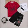 Europäisches und Amerikanisches Sommer Jungen Cartoon Spider Print Set