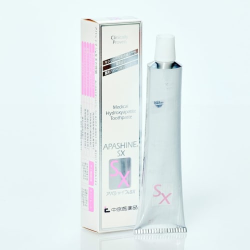 Apashine SX Hydroxyapatite Toothpaste, 135g, Medicated Toothpaste with Extra Hydroxyapatite, Prevents Bad Breath, Whitens Teeth, Original by Chukyo Ph