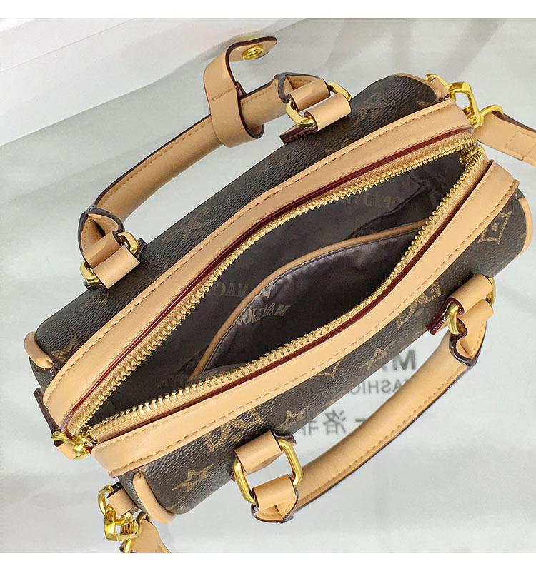 Vintage Kwiatowa Mini Torebka Crossbody Boston w Kształcie Poduszki - Nowy Damski Design High-End 2025