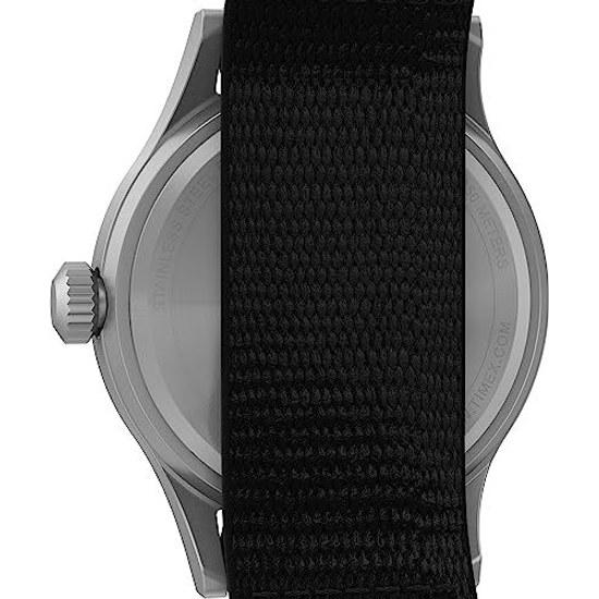 Timex Mens Expedition Scout 40mm Watch Black IP Steel. 40mm.