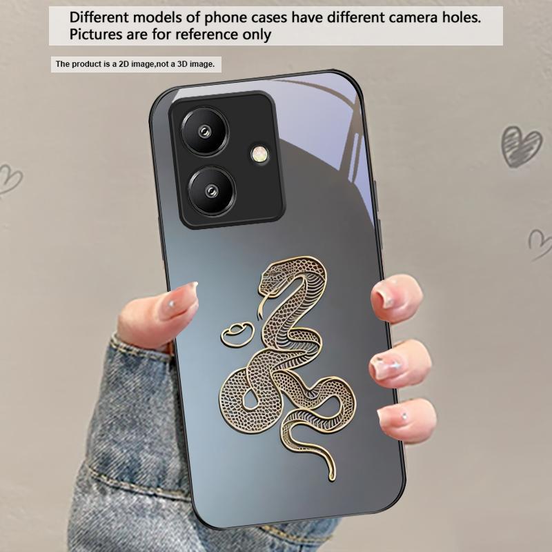 

Xuanjin Secret Pattern For Redmi Note 14 Pro+ 13 Pro 8 9 9S 12S 10 Pro 11 12 13C 14C A3 12 13 K60 Ultra Black Glass Phone Case Redmi Note 10 Pro