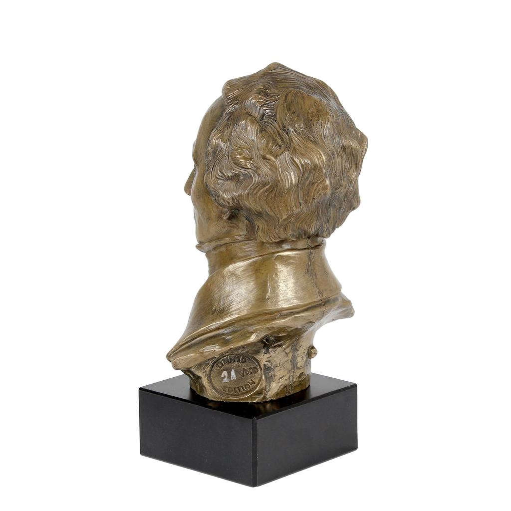 Felix Mendelssohn - marble bust, statuette of a famous person, decoration for office, school, and hotel by the Art-Dog brand