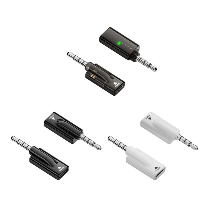 Pack of 2 Piece 3.5mm Male To Type C Female Adapter Dongle Clear Sound Transfer For Phones And Laptops