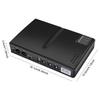 DC1018L Mini Portable UPS Backup Power Adapter 5V 9V 12V Uninterruptible Power Supply DC Power Adapter for WiFi Router Camera