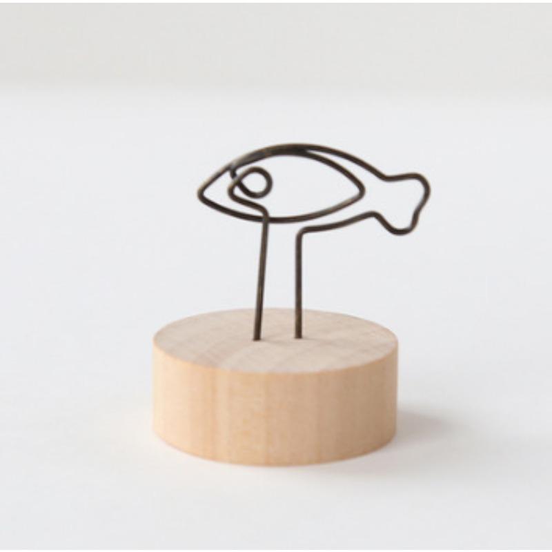 Retro dřevěný držák na poznámky