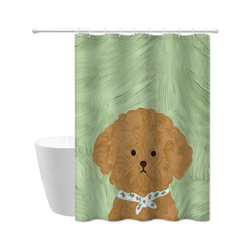 JINRUN Tenda da bagno ispessita impermeabile Tenda da doccia a prova di muffa Tenda da doccia Tenda da doccia Tenda da bagno Tenda da bagno Perforazione gratuita