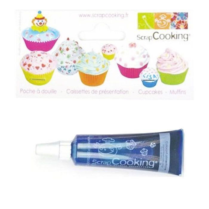 Colorant alimentaire liquide - tube 10 g - Bleu