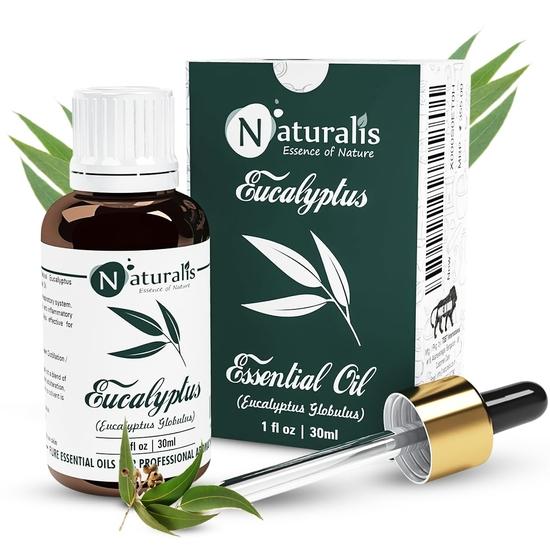 Naturalis Eucalyptus Oil Essential Oil - Pure Eucalyptus Essential Oil For Aromatherapy, Skin & Hair Care, Massage - 30Ml 30ML