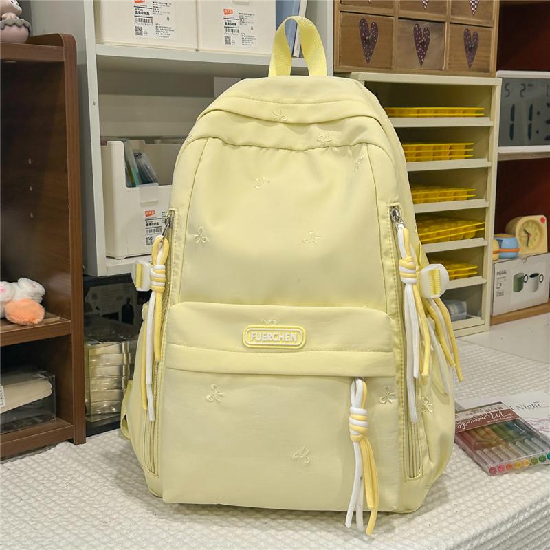 Bow Student Schoolbag Large Capacity Backpack