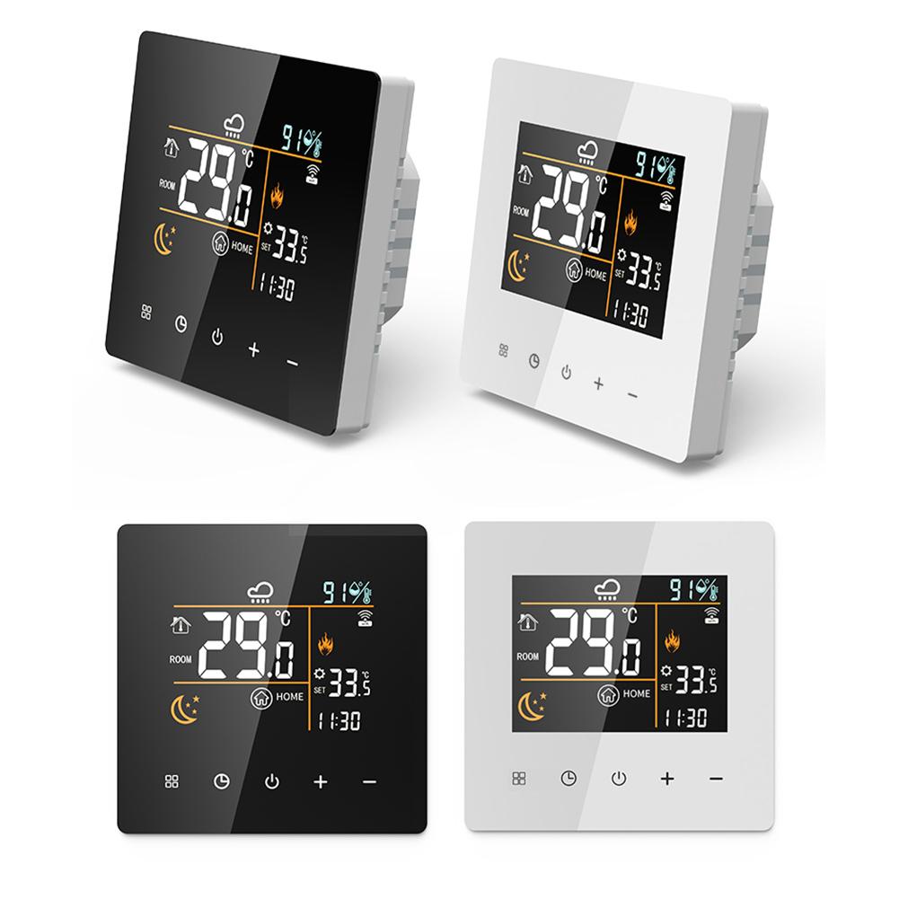 Remote Control Digital Thermostat and Hygrometer for Tuya Smart WiFi System with Anti Freeze and Safety Features