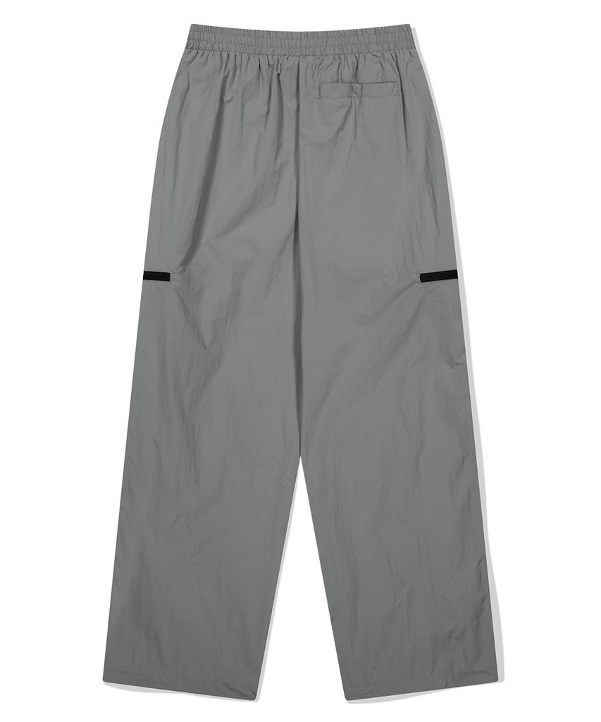 MAHAGRID Basic Logo Nylon Pant Gray(Mg2Efmsc01A)