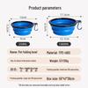 Portable TPE Folding Pet Bowl - Travel-Friendly Collapsible Water Dish for Dogs