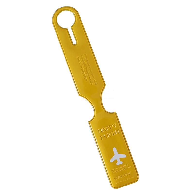 Creative Luggage Tag Portable Solid Color Label Baggage Suitcase Id Address Holder Boarding Tags Travel Accessories