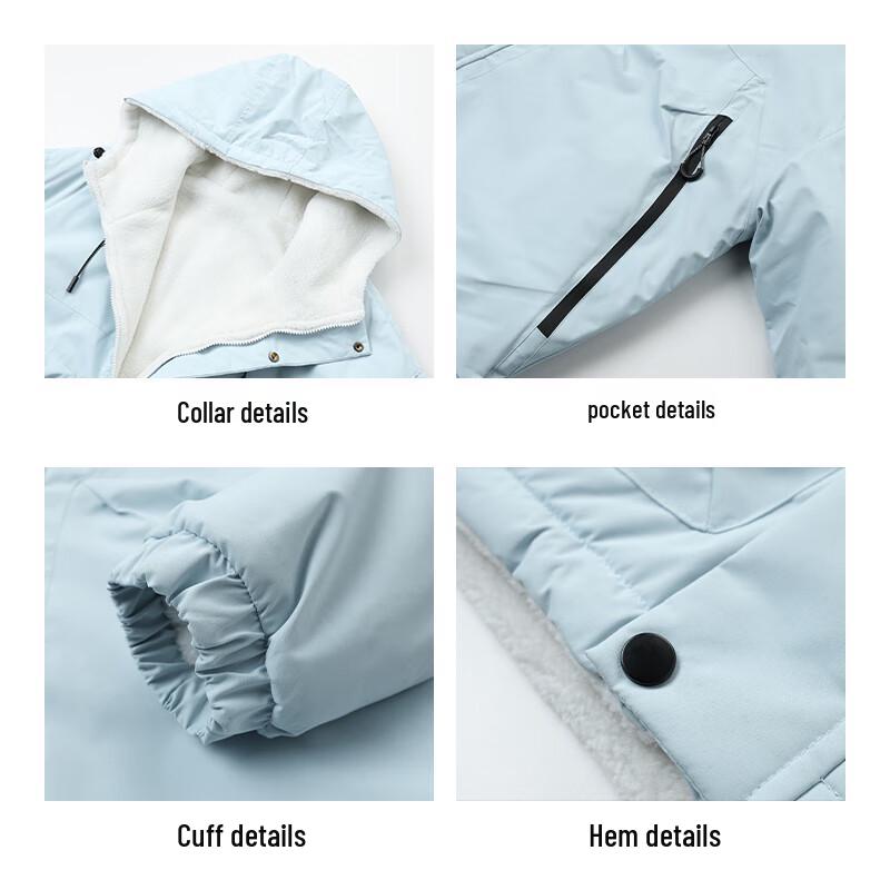 Paul Frank Outdoor Windproof Fleece-Lined Hooded Jacket