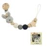 Crochet Animal Pacifier Clips Baby Teether Toys Straps Baby Pacifier Chain Pacifier Holder Clips