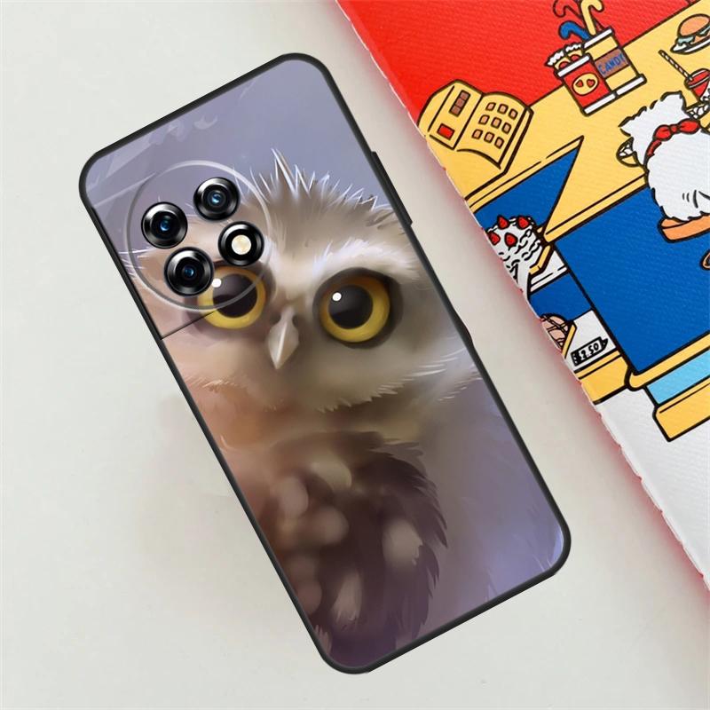 Owl Watercolor Animal Case For OnePlus Nord CE 4 3 2 Lite N10 N20 N30 OnePlus 12 11 9 10 Pro 10T 9R 10R 12R Cover