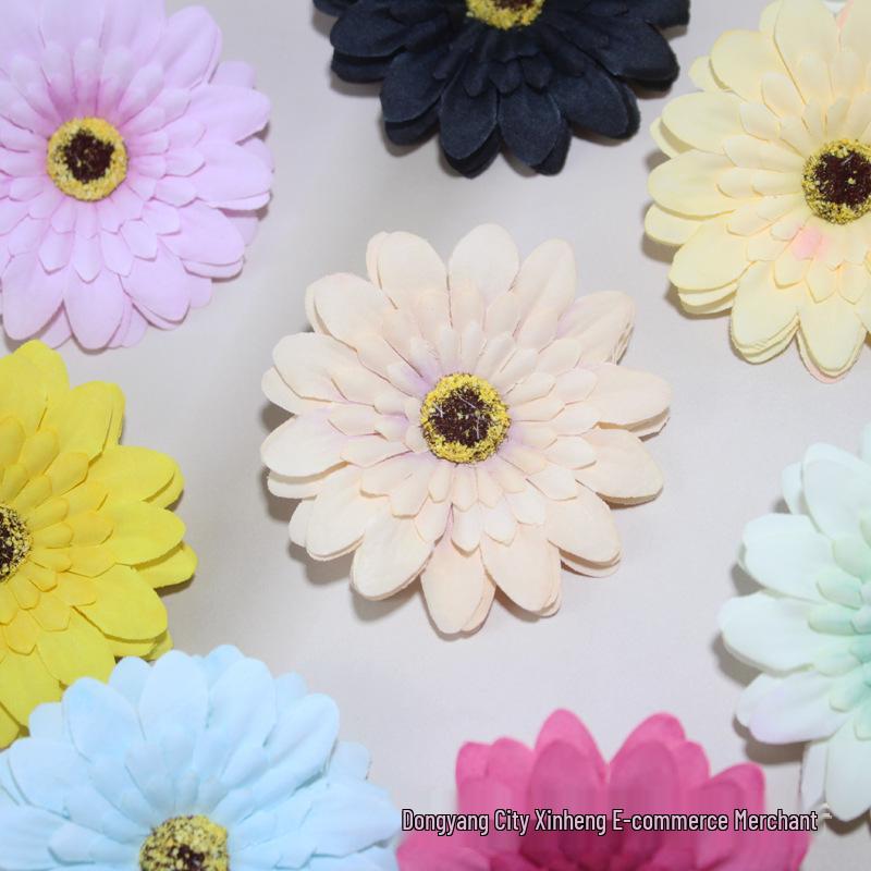 Decorative African Daisy & Persian Chrysanthemum Hair Accessories & DIY Flower Arrangement Props