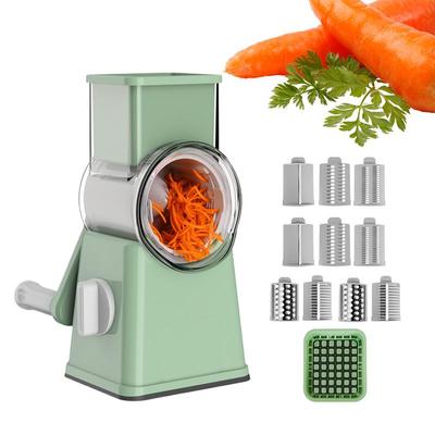 Rotary Cheese Grater Kitchen Slicer For Cheese With Handle Manual Garlic Grinder Multifunctional Shredder Nut Chopper For Home