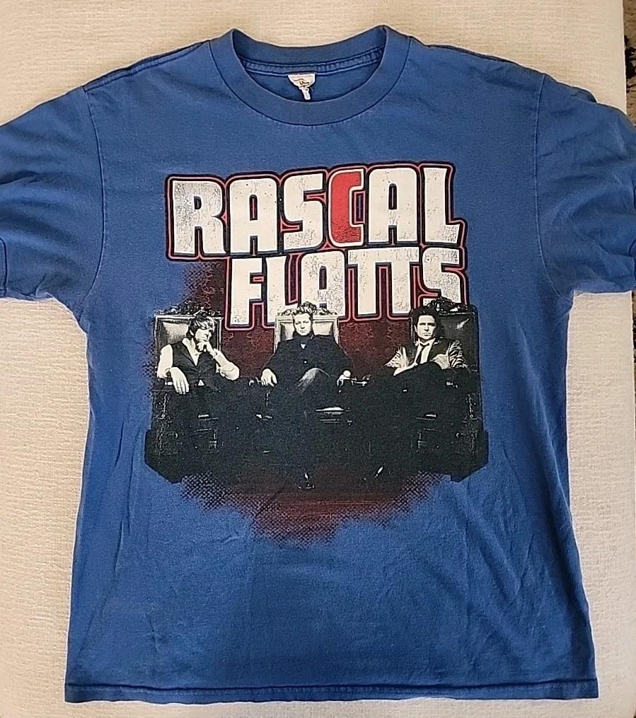 Rascal Flatts 18 июля 2009 г. Чикаго, Иллинойс Концертная футболка Размер M XL