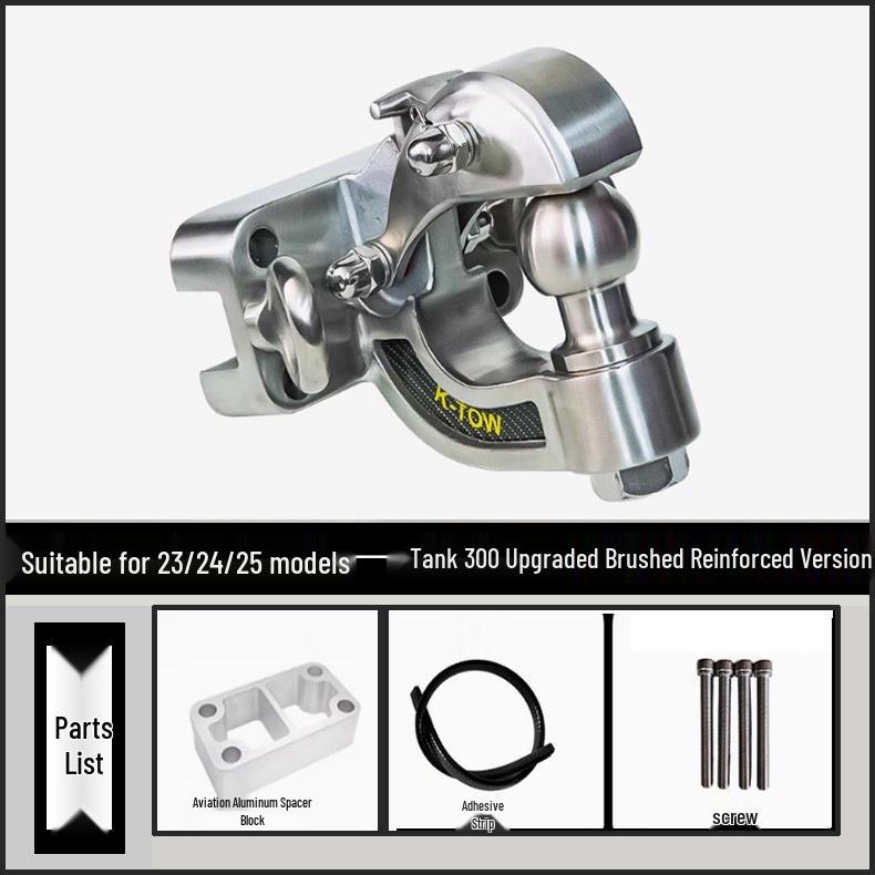 Premium 304 Stainless Steel Tow Hook for Tank 300, Patrol Cruiser, Land Cruiser, and Universal Rogue