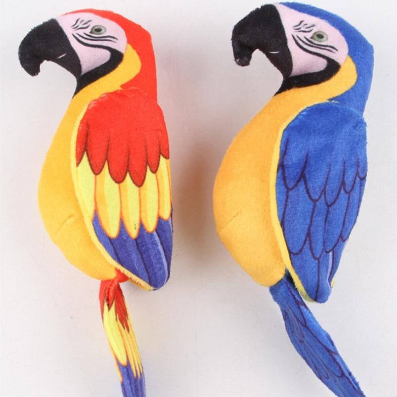 Plush Cat Toy Parrot Simulation Interactivity Sound Production Kitten Toy Bird Teasing Toy Cat Accessories