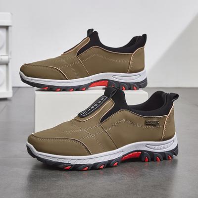 Big and Tall Mens Fall Winter Shoes Non Slip Lightweight Walking Sneakers Slip On Cushioned Sole Comfortable Athletic Shoes