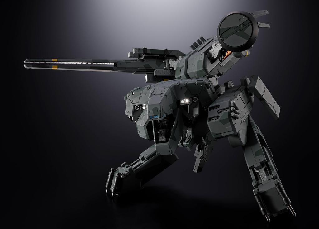 TAMASHII NATIONS Chogokin METAL GEAR SOLID Metal Gear REX Approximately 175mm ABS Painted Movable Figure & Die-cast