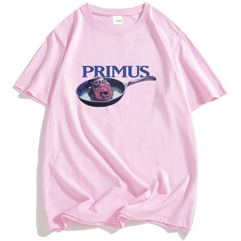 PRIMUS Frizzle Fry Vintage Tričko Krátký rukáv Bavlna O-výstřih Trička Ležérní Móda Vtipné Grafické Tričko Unisex Streetwear