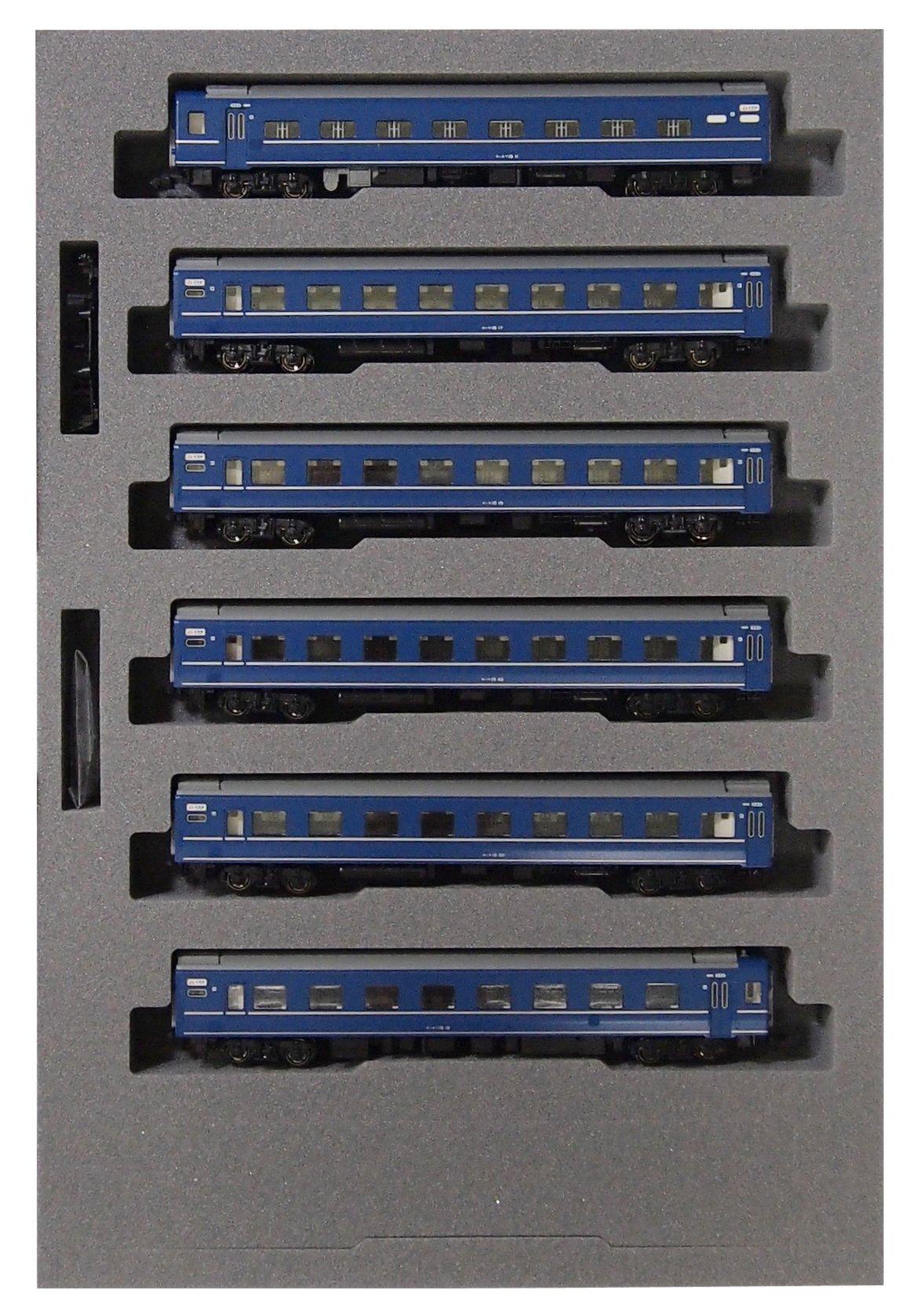 

KATO N Gauge 14 Series Sleeper Express Akatsuki Sasebo Formation Set Model Train Passenger Car 15-Type 6-Car 10-1361