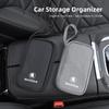 CWWR6 Car Cable Drive Earphone Charger Protable Storage Bag For New Skoda Octavia Kodiaq Fabia Superb Karoq Yeti Rapid Mk3 Vrs Kamiq