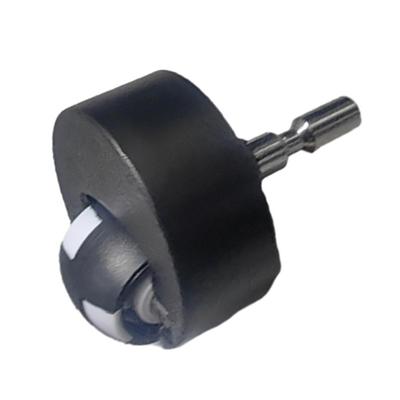 Black Front Castor Wheel Metal Plastic Replacement Part