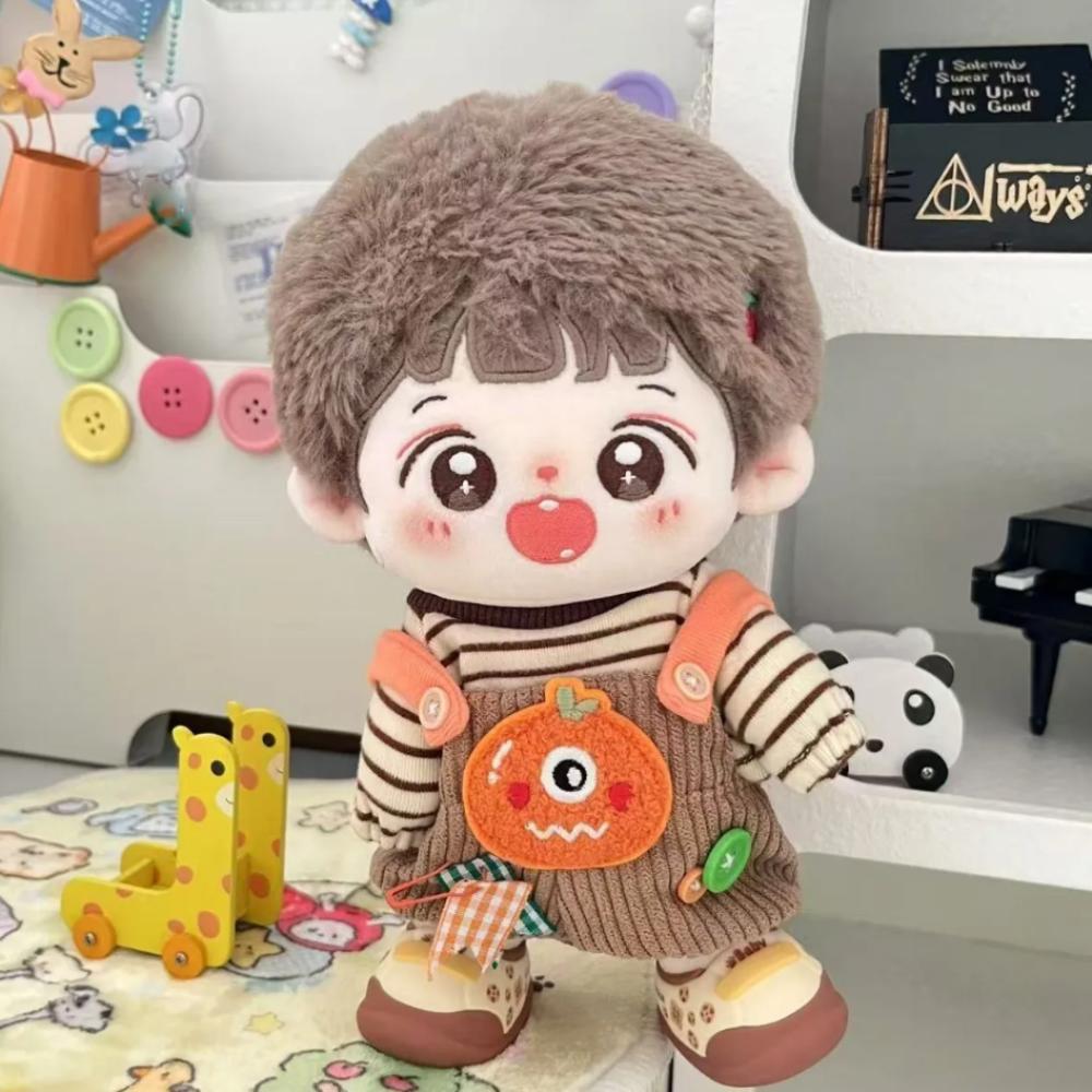 1 Set Striped Shirt 20cm Cotton Doll Clothes Rompers No Attribute Doll Clothes  20cm Cotton Doll