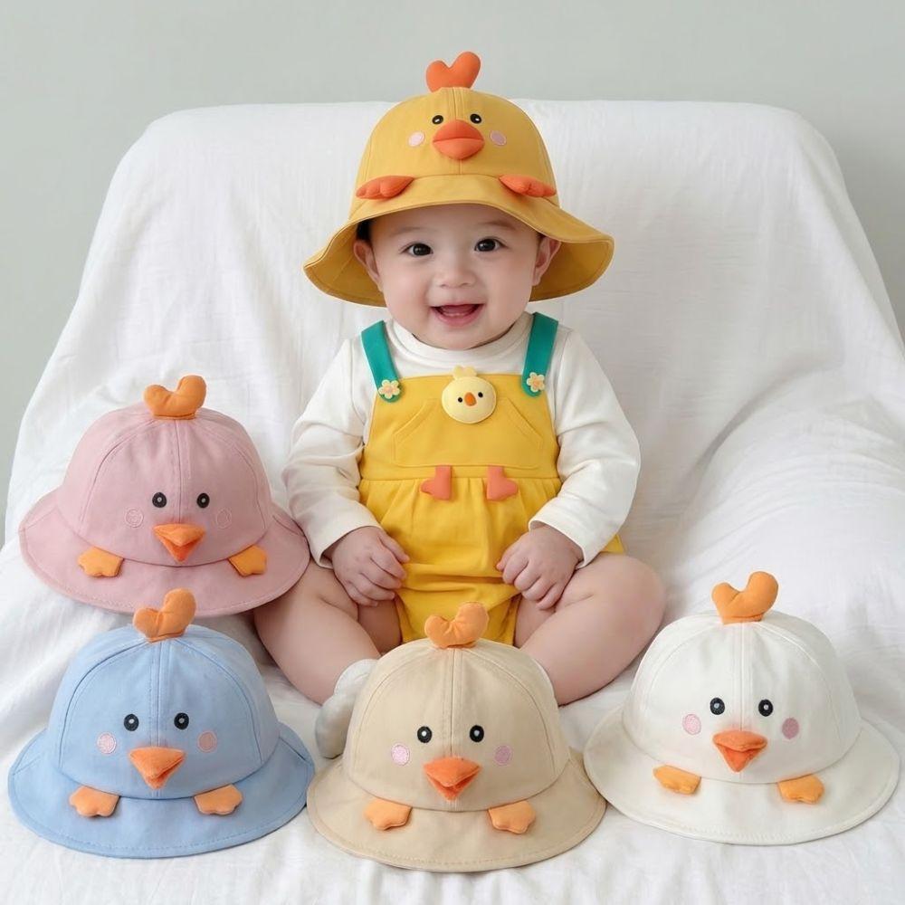 Thin Baby Sun Hat Little Duck Toddler Beach Hat Fashion Fisherman Hat 1-3 Years Spring Summer