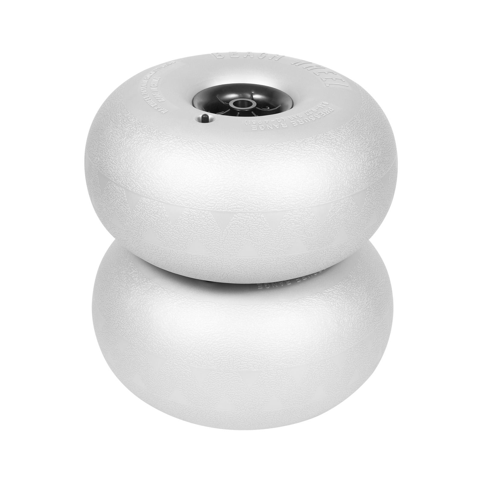 

2PCS 16 Beach Balloon Wheels Inflatable for Sand,Heavy Duty 176lbs Capacity,Universal Fit for Beach Wagon,Kayak,Fishing Cart сірий