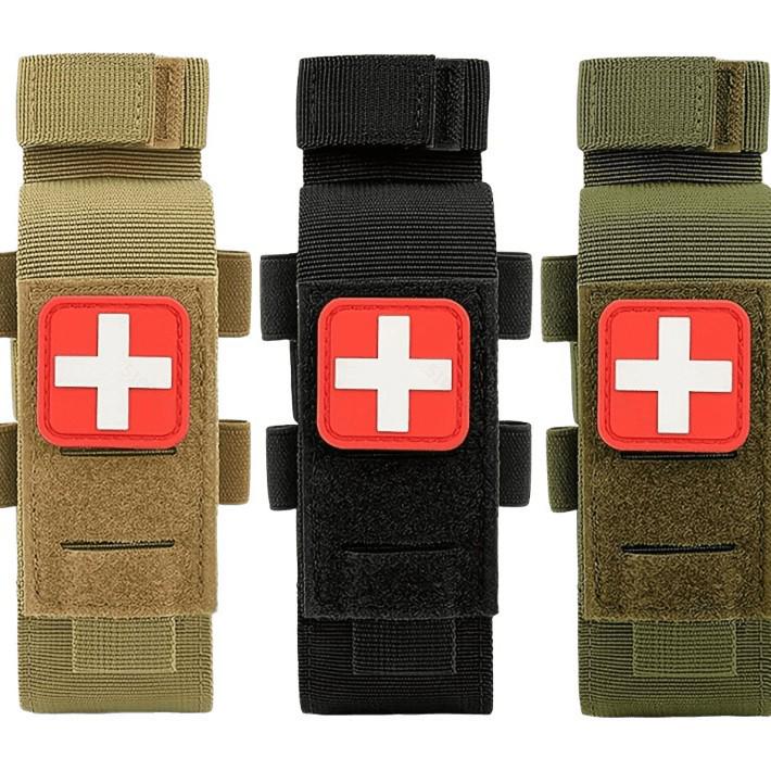 Upgraded Tactical Tourniquet Holder with Trauma Shears Pouch
