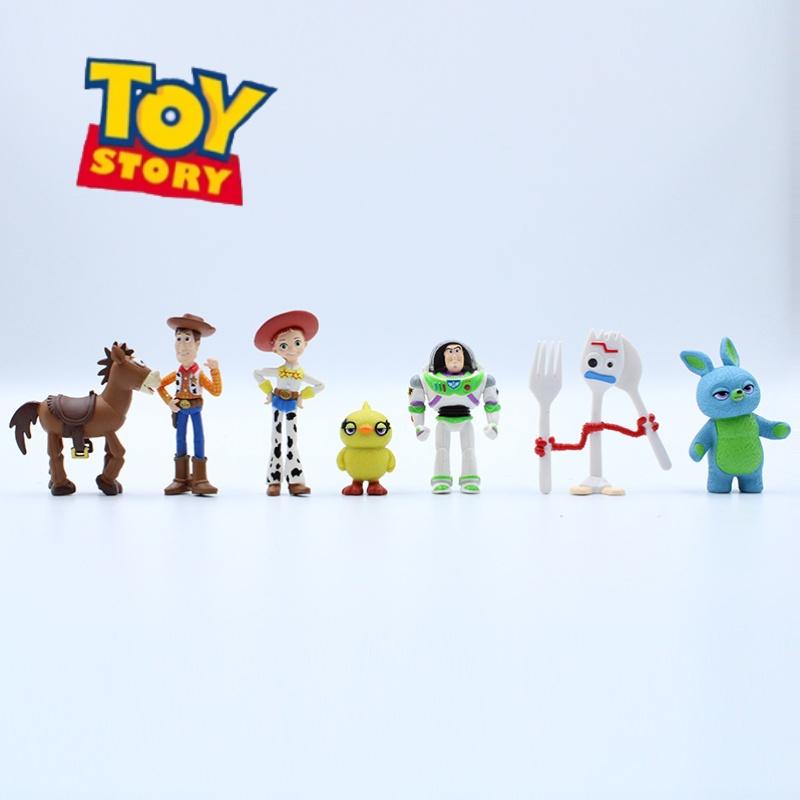 Cartoon Toy Figure From Toy Story Woody And Jessie Cake Decoration