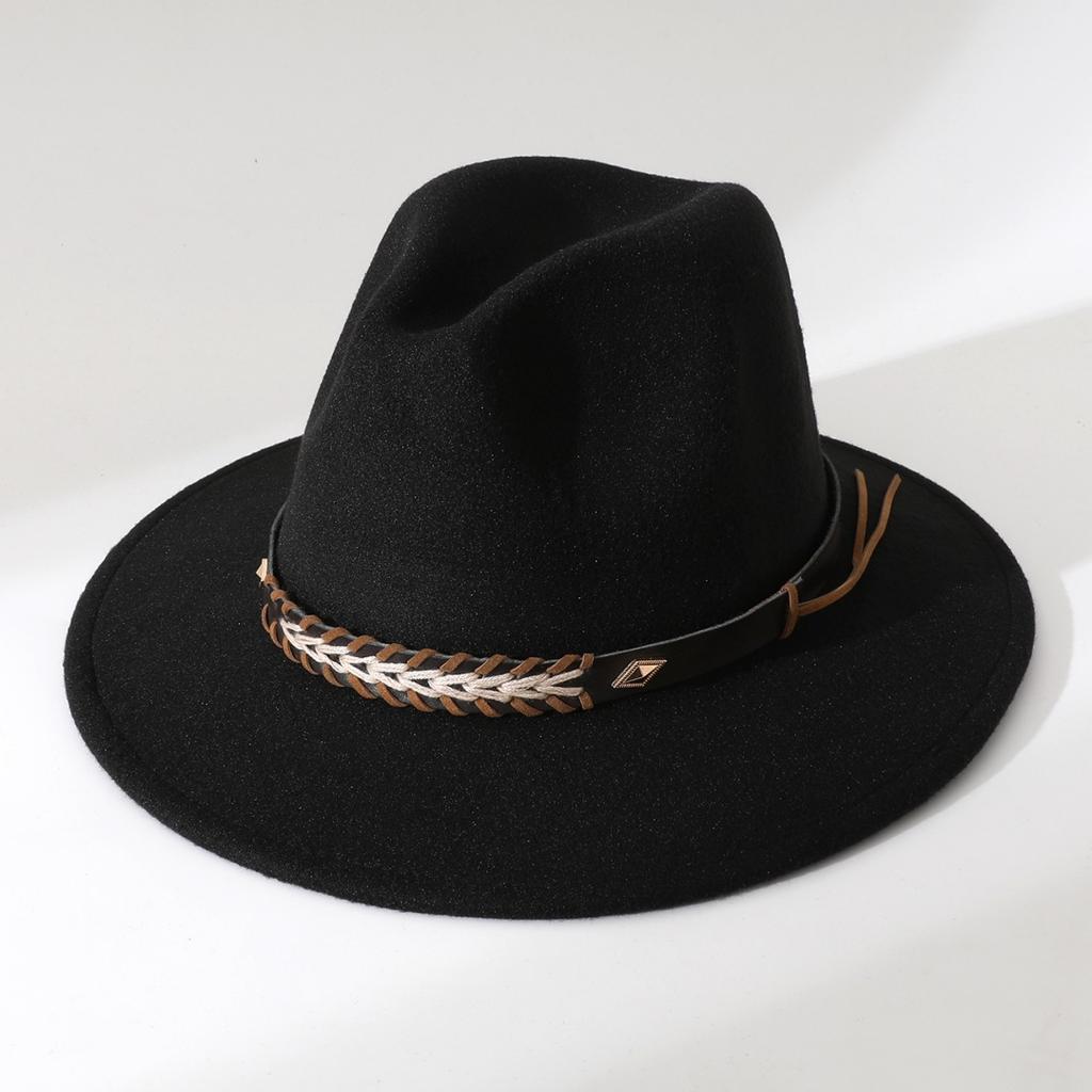 Best-selling vintage jazz hat British-style versatile party street-style western cowboy hat for men and women