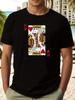 Poker King K Summer Simple and Fashionable Top Short Sleeve T-shirt