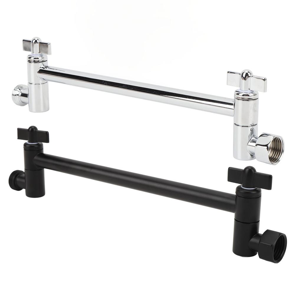 Shower Head Extension Arm Stainless Steel Adjustable Leakage Proof Shower Head Extender Bar for Home