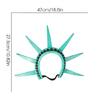 Statue of Liberty Headband Liberty Torch and Crown Set Liberty Costume Accessories for Halloween Cosplay