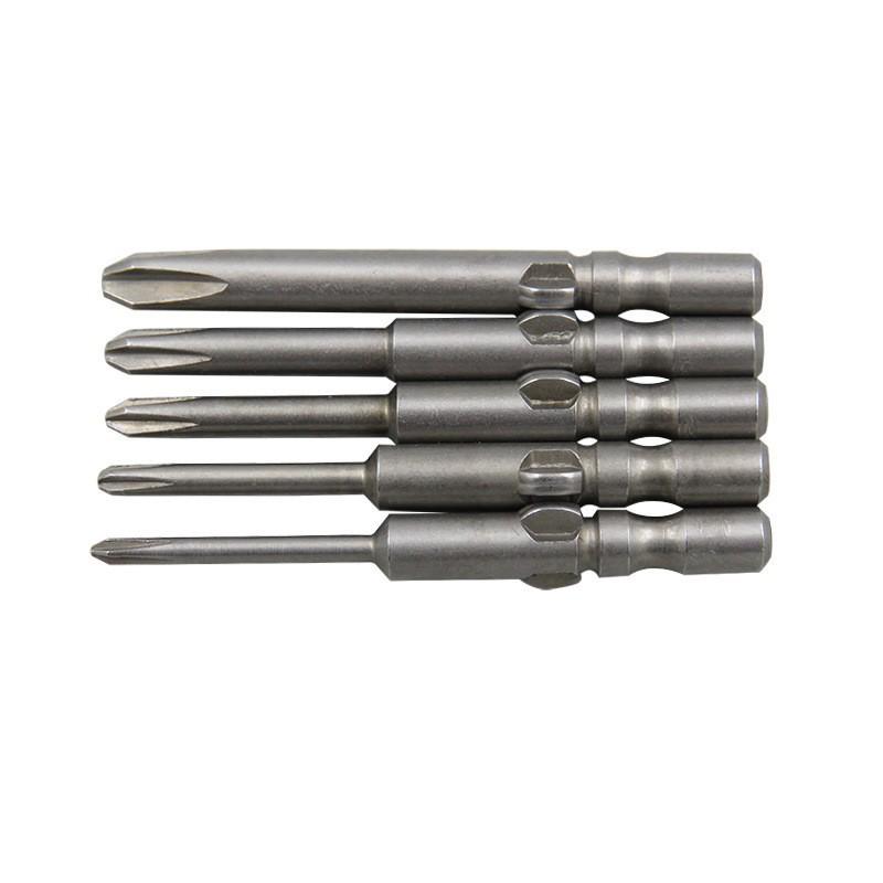 Electric Screwdriver Bit Set: 800 Cr-V Steel, Hardened S2, Magnetic Holder, 4mm Shank Diameter